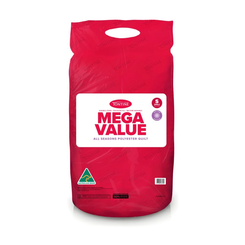 Tontine Mega Value All Seasons Doona Polyester Quilt Duvet
