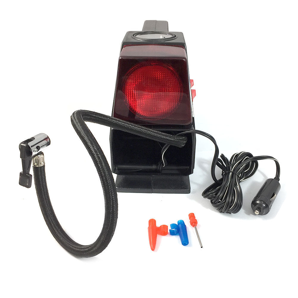 NLZ 3 in 1 Mini Air Compressor/Pressure Gauge w/ Light Portable 12V Tyre Inflator — image 2