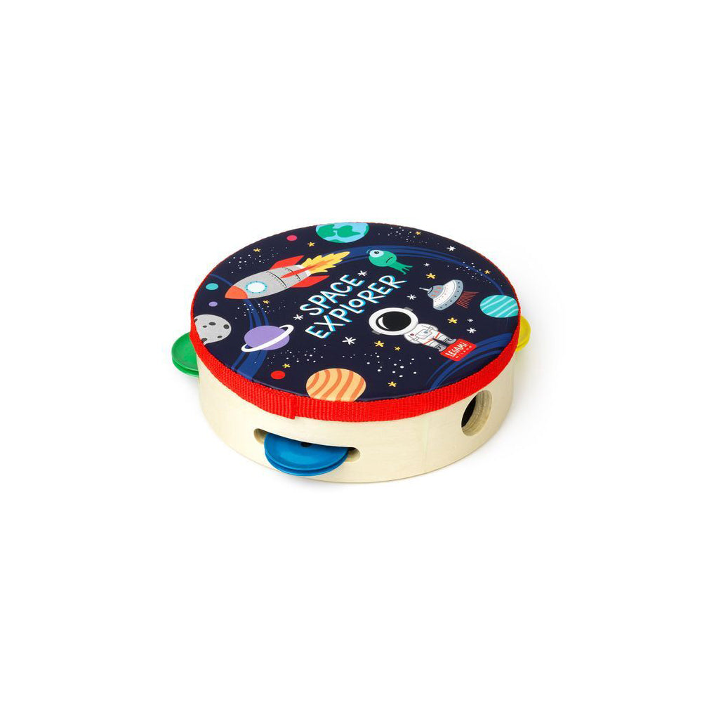Legami Shake It Up Space Tambourine Handheld Musical Instrument Kids/Children — image 2