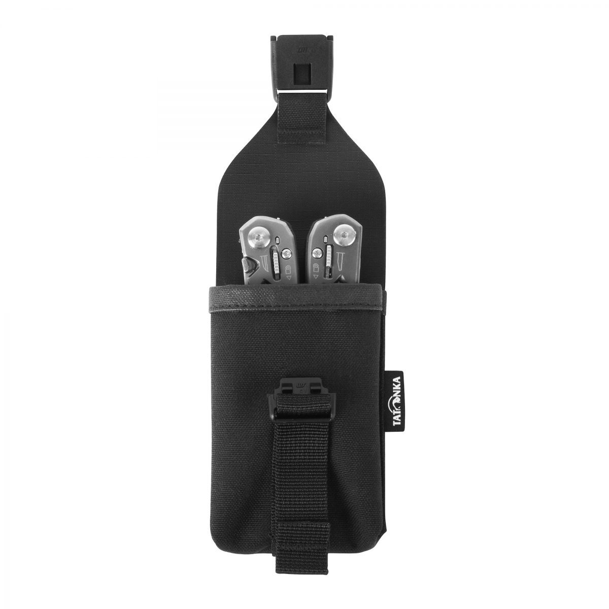 Tatonka 12cm Large Belt Multi Tool Pouch/Case w/ Belt Loop Cordura Strong Black — image 3