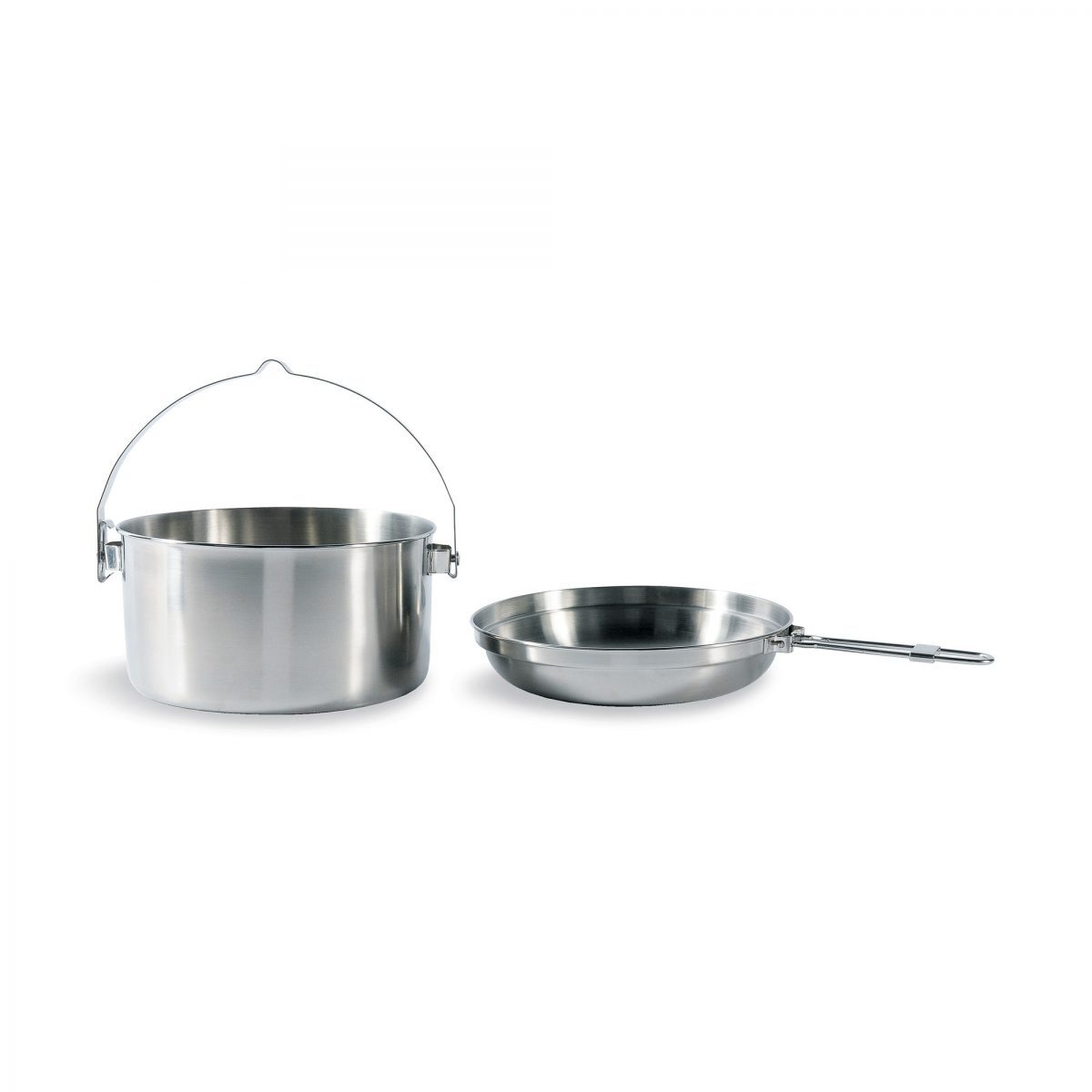 Tatonka Scout Kettle Pot & Frypan Cookware Set Stainless Steel/Lightweight — 2.5l