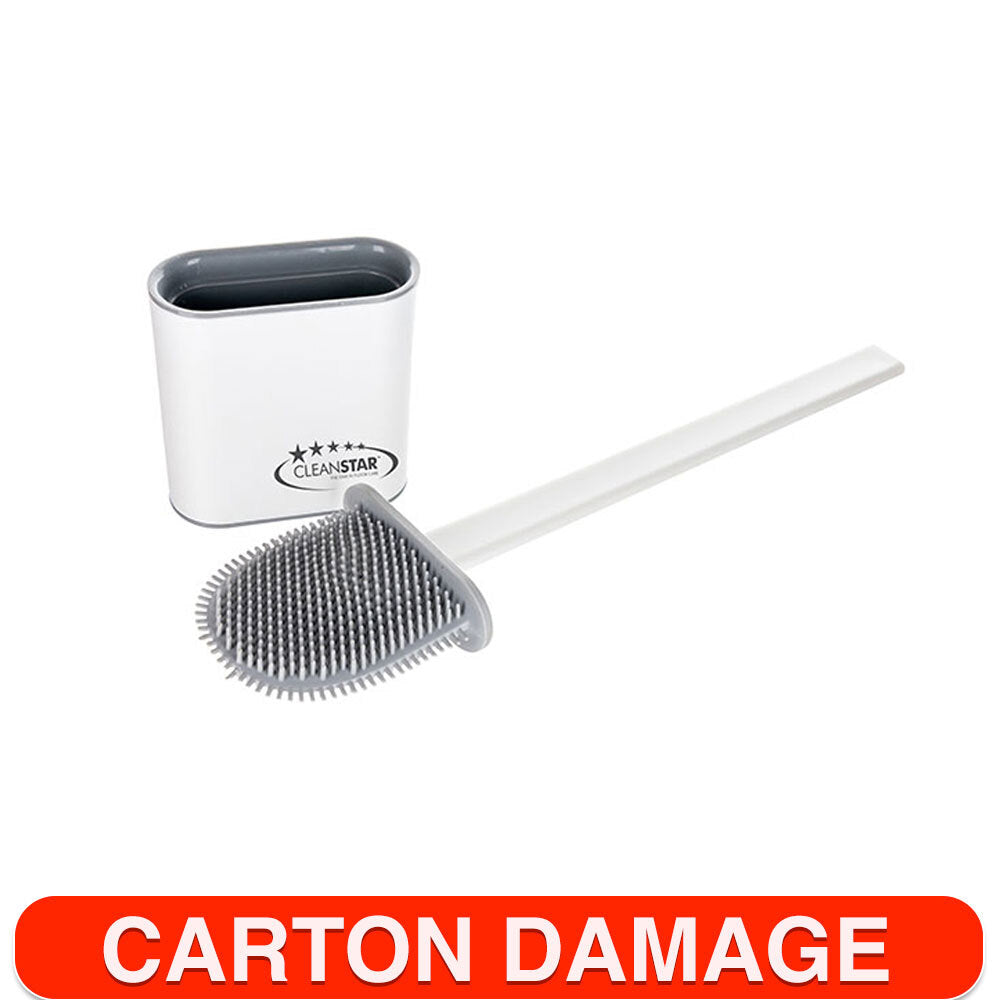 Cleanstar Multi-Purpose Flexible Silicone Toilet/Bathroom 36cm Cleaning Brush