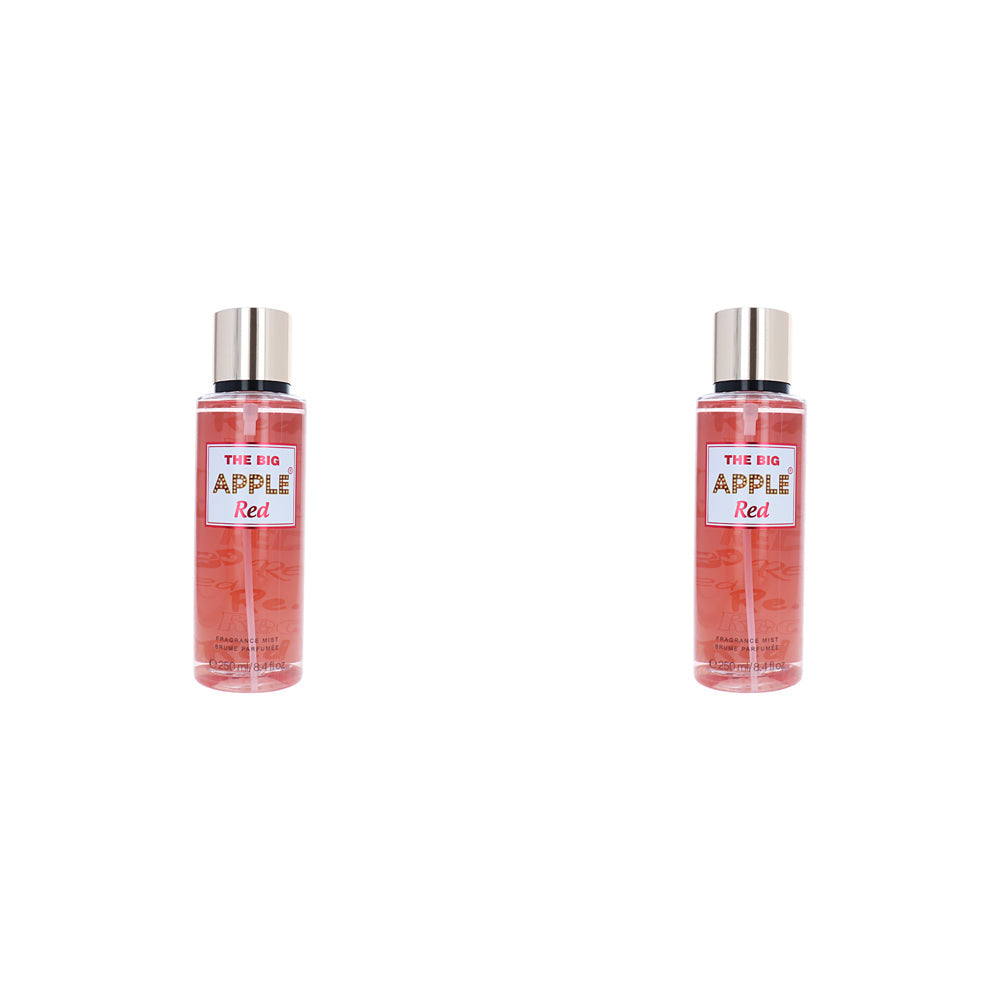 The Big Apple Red 250ml Mist Spray Women's Fresh/Fruity Scent Body Fragrance (2 Pack)