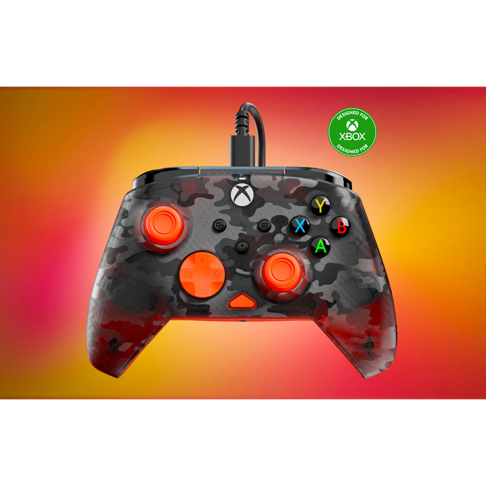Turtle Beach Black Camo/Orange Rematch Core Xbox Wired 2.5m USB Game Controller — image 3