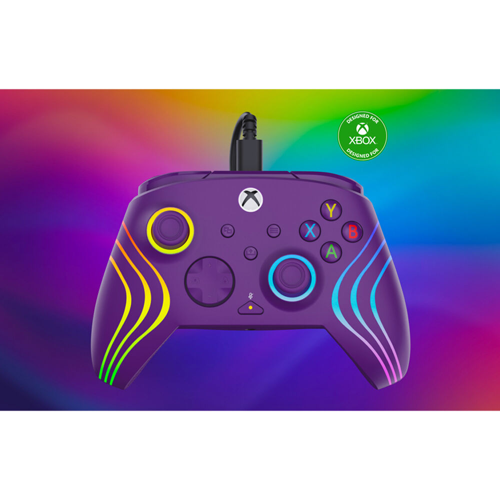 Turtle Beach Purple Afterglow Wave Xbox Wired 3m USB Cable Game Controller — image 3