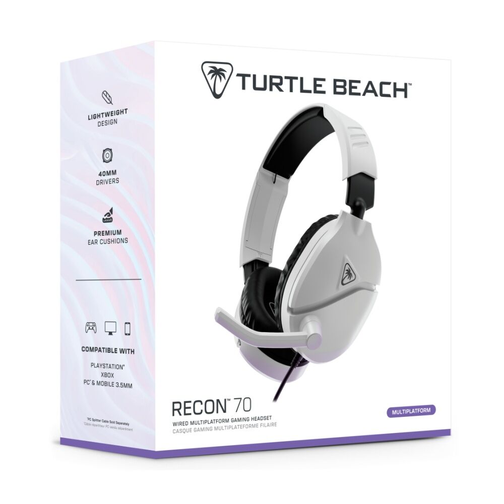 Turtle Beach 3.5mm White Recon 70 2024 Multiplatform Wired Gaming Headset — image 7