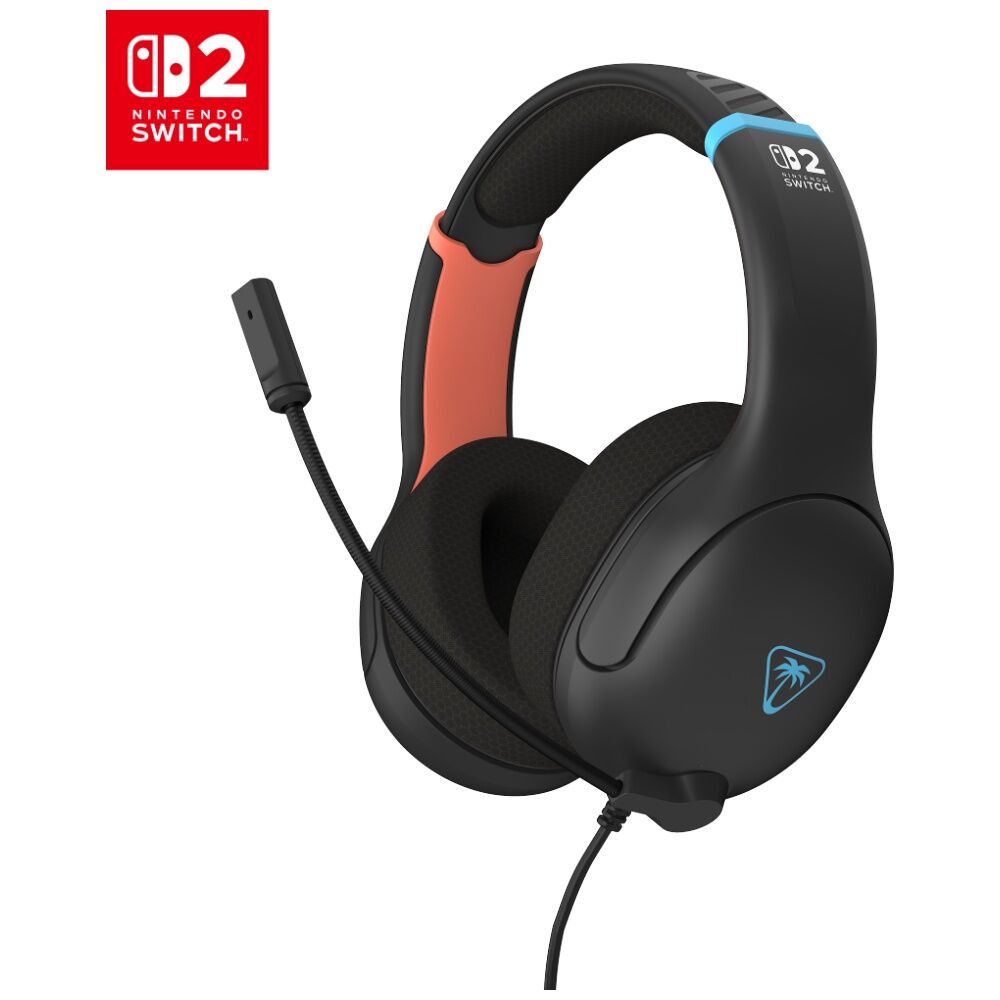 Turtle Beach Charcoal Black Airlite Fit Nintendo Switch 2 Wired Gaming Headset — image 10