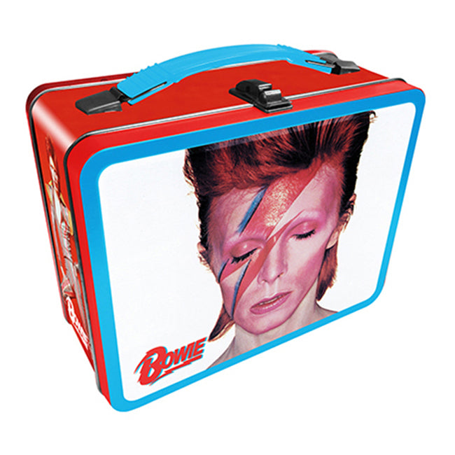 Aquarius David Bowie Aladdin Sane Fun Tin Box Storage Container w/ Carry Handle