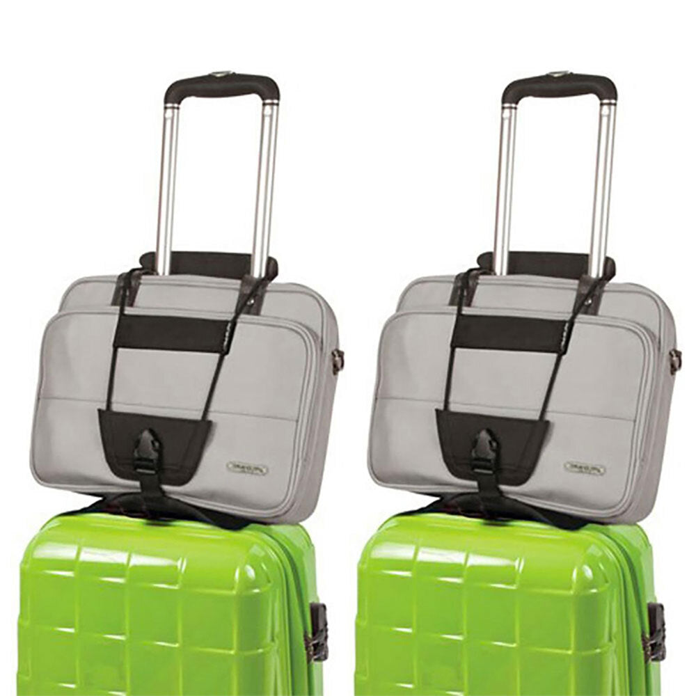 Tosca Travel Suitcase Bungee Bag Attachment Luggage Connection Strap 20cm (2 Pack)