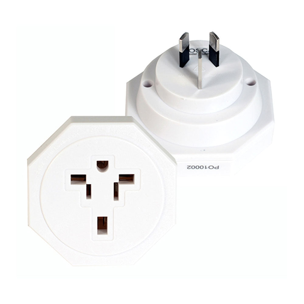 Tosca IB Travel Compact Power Adapter Converter Plug - UK/HK Compatibility