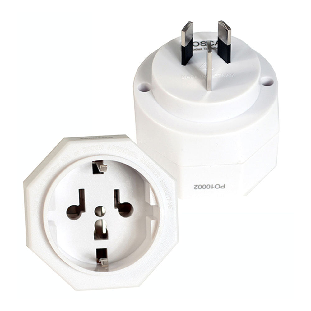 Tosca IB Travel Compact Power Adapter Converter Plug - Bal/eur Compatibility