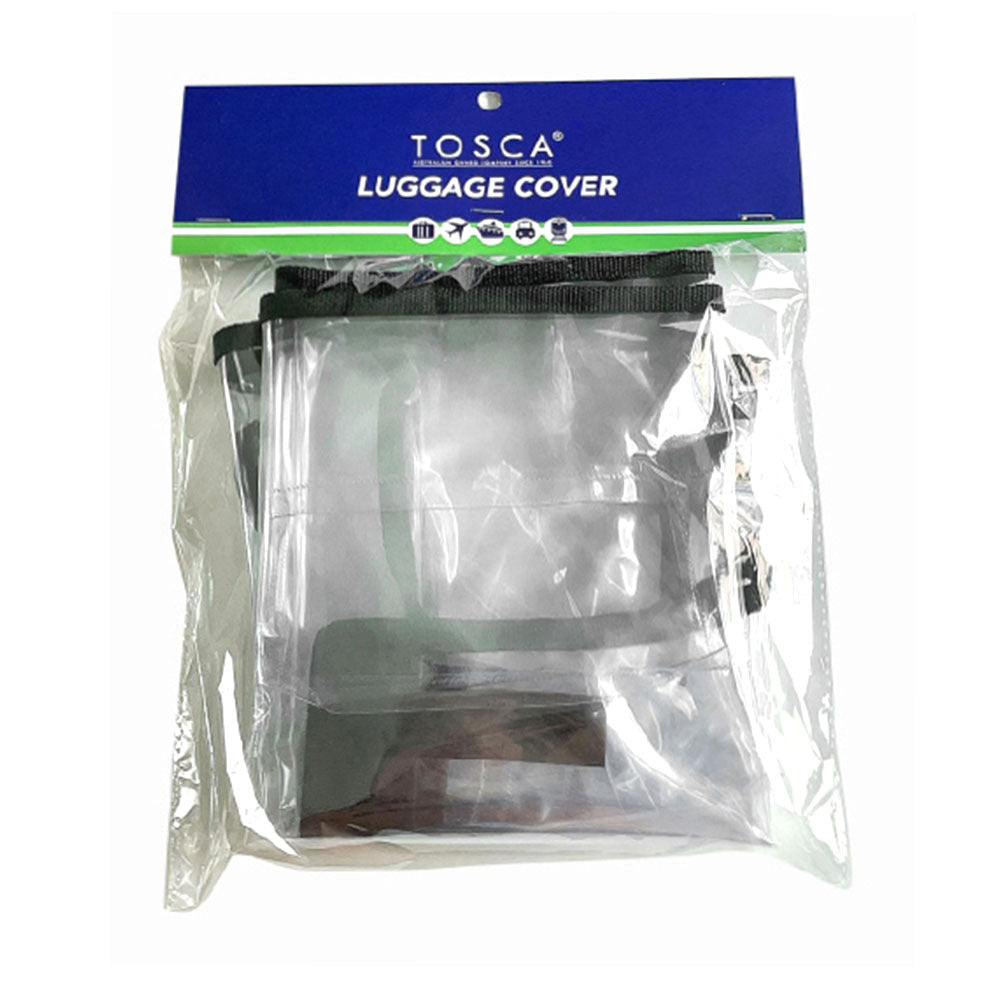 Tosca Clear Luggage/Suitcase Bag Protection Trolley Cover Case - Large
