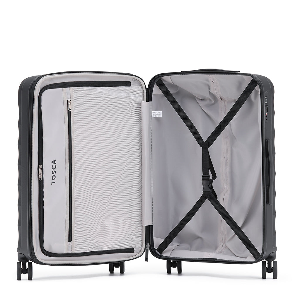 Tosca Interstellar 2.0 Hard Shell Travel Luggage Suitcase 26" Medium - Black — image 3