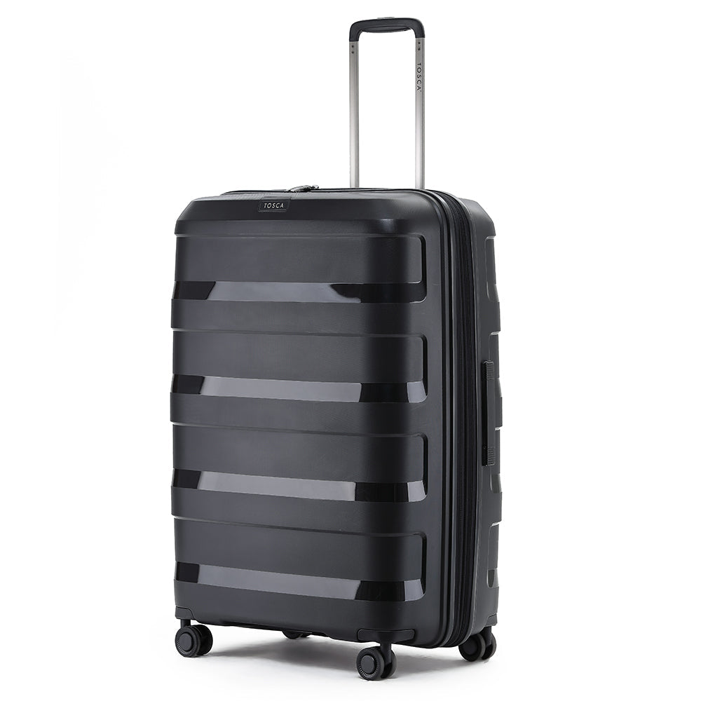 Tosca Comet 40L 20" & 120L 29" Hard Case Trolley Suitcase Luggage Combo Black — image 5