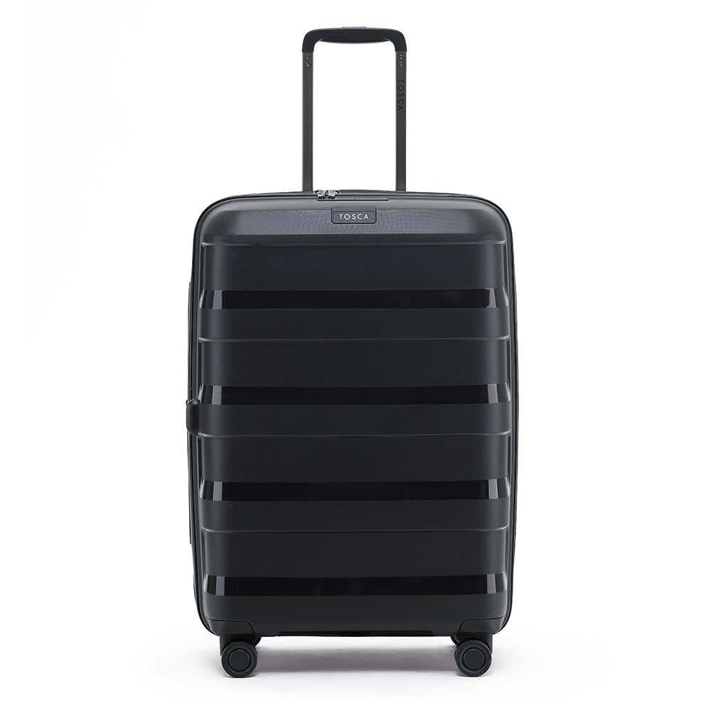 Tosca Comet 40L 20" & 88L 25" Hard Case Trolley Suitcase Luggage Combo Black — image 3