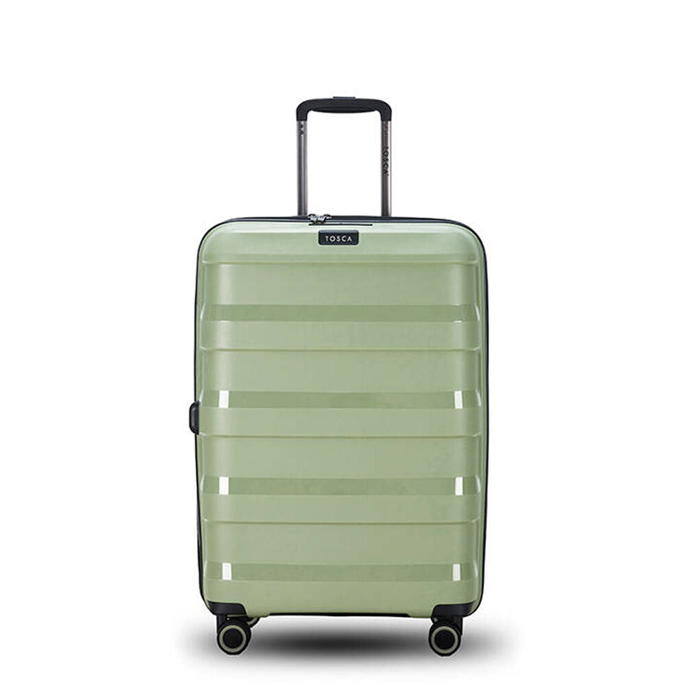 Tosca Comet PP 25" Suitcase Luggage Checked Travel Hard Case Trolley Sage