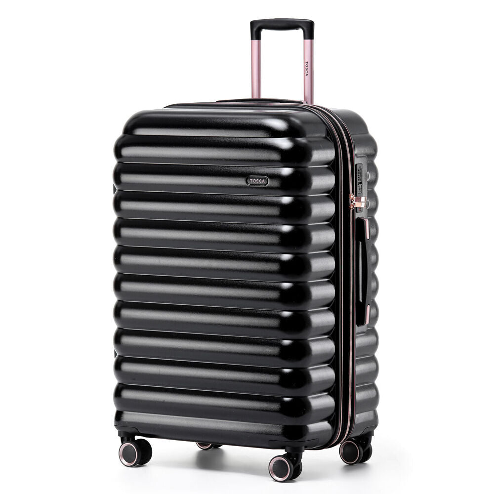 Tosca Como Large Lightweight Trolley Hard Case Suitcase Bag 77cm Black — image 2