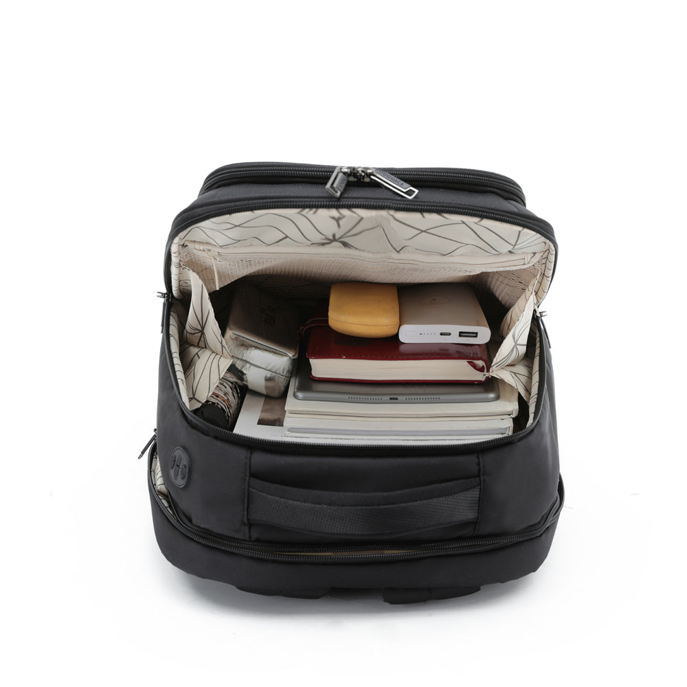 Tosca Oakmont Trolley Wheeled Ballistic Fabric Backpack Bag 50x35x25cm - Black — image 2