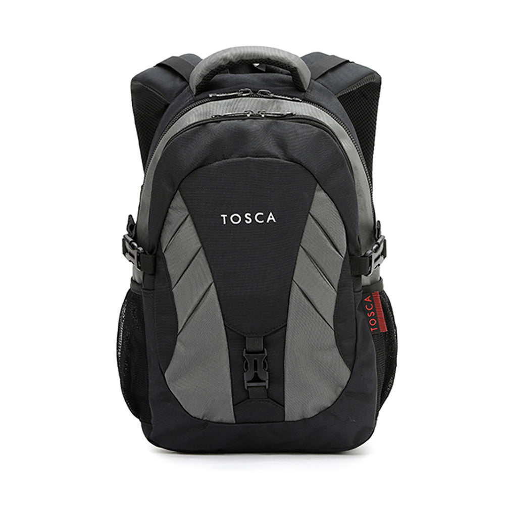 Tosca 20L/42x27x17cm Padded Multi Compartment Shoulder Backpack Bag - Grey/Black — image 2