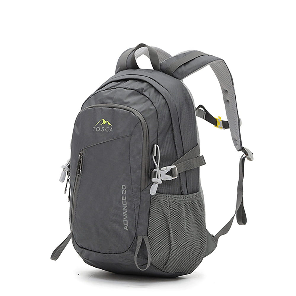 Tosca 20L Lightweight Deluxe Travel Outdoor Adjustable Backpack Bag Grey — image 2