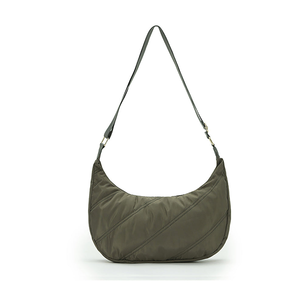 Tosca Everyday Hobo Shoulder Compact Crescent Purse Handbag Stitch — image 2
