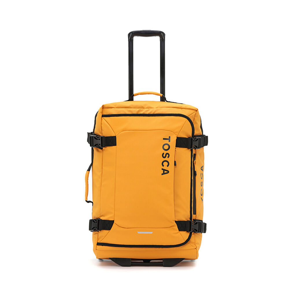 Tosca Delta 24"/61cm HeavyDuty Outdoor Travel Luggage Upright PVC Duffle Yelllow
