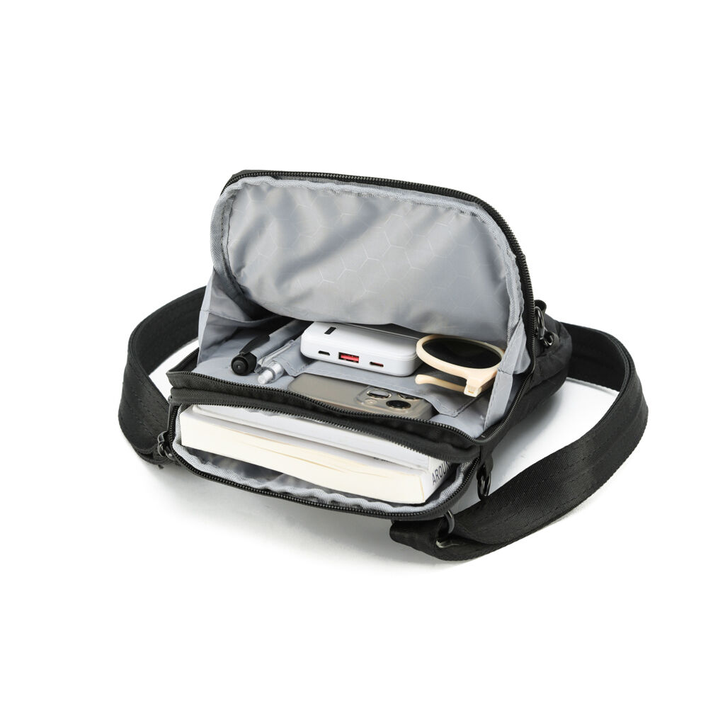 Tosca Anti-Theft RFID Blocking Travel Shoulder Bag 18x24cm Slash Proof Black — image 3