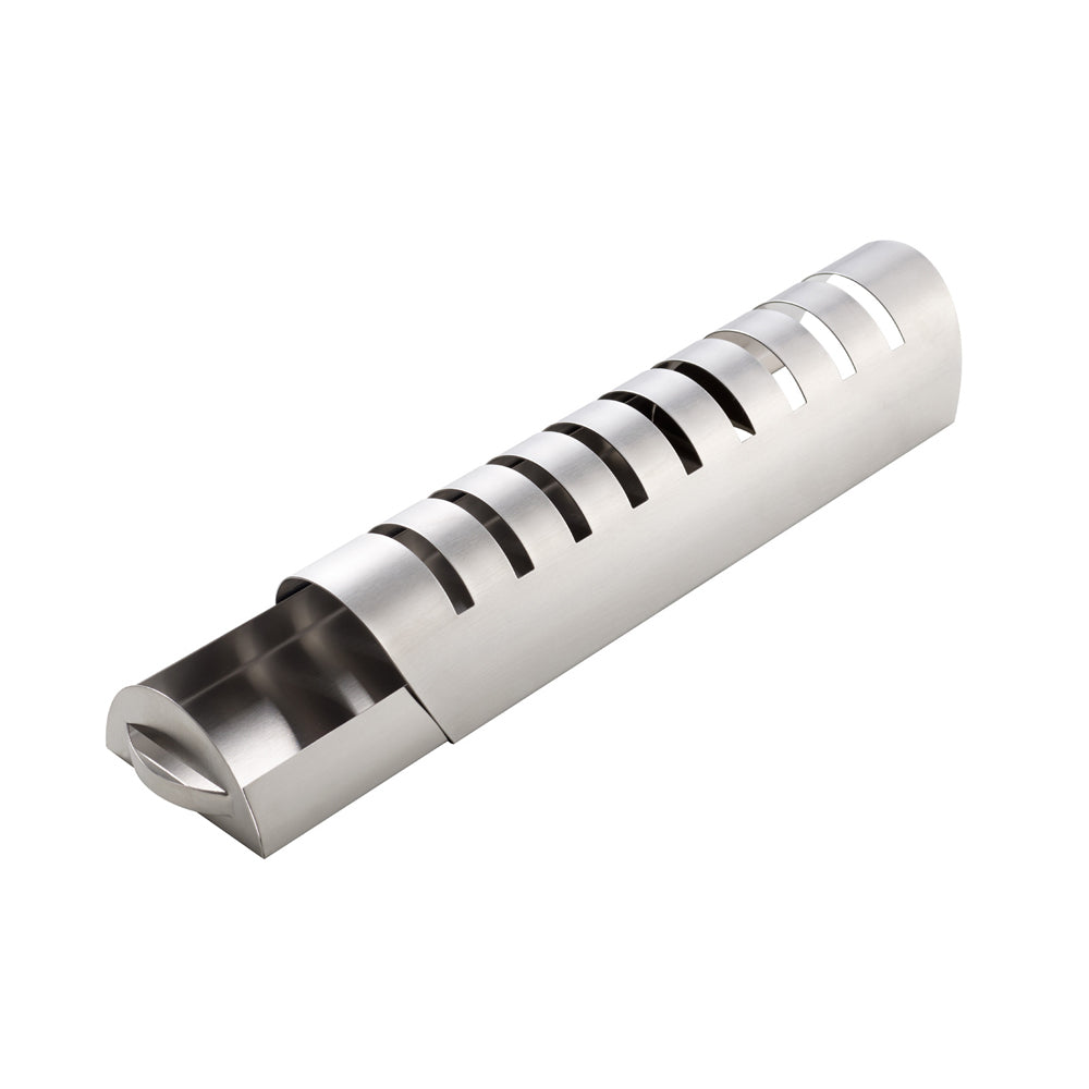 Crossray Durable Stainless Steel Smoker Box for Electric & Gas BBQ Silver