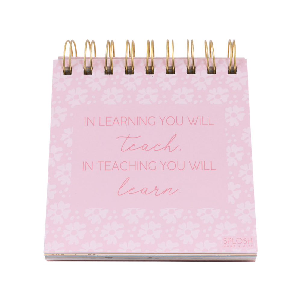 Splosh Teacher Affirmation Quotes 30-Page Flip Book 13.5cm Hardcover (3 Pack) — image 2