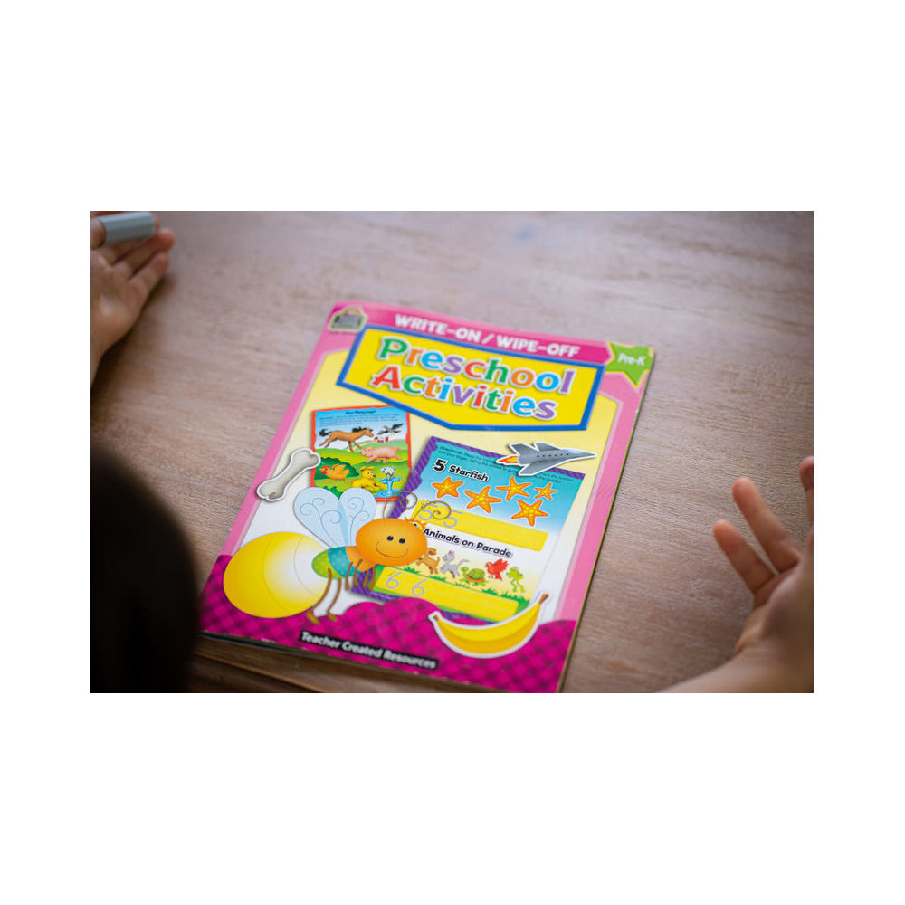 Teacher Created Resources Preschool Activities Write-On Wipe-Off Book Kids 4+ — image 2