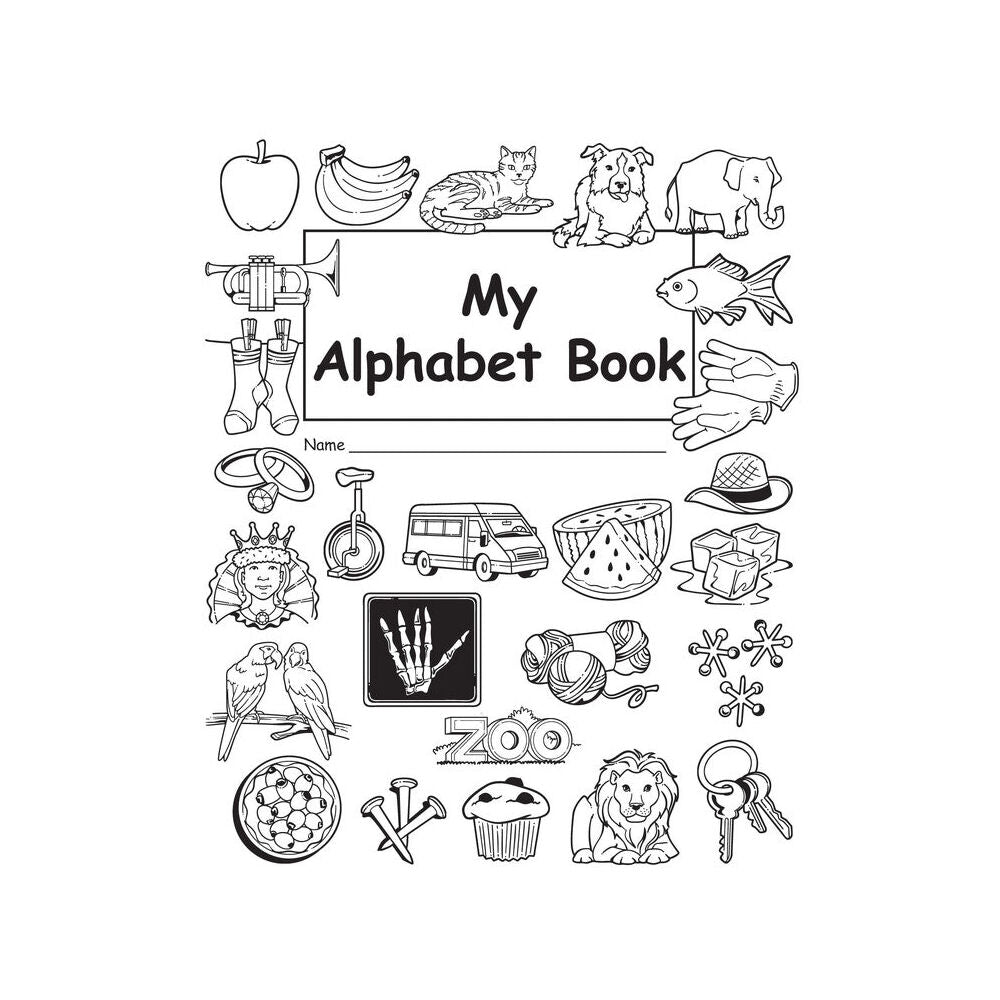 Teacher Created Resources My Own Alphabet Learning Activity Book Kids 5y+