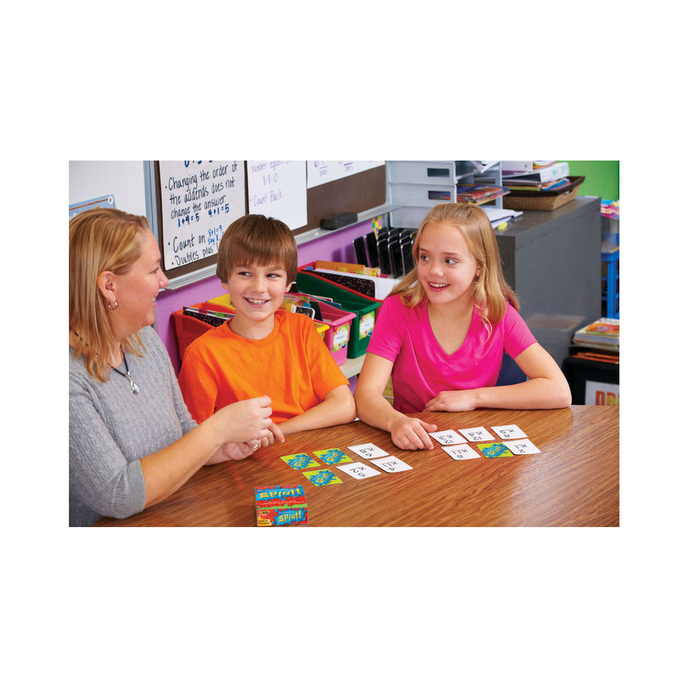 Teacher Created Resources Multiplication Splat Flash Card Game Set Kids 6y+ — image 2