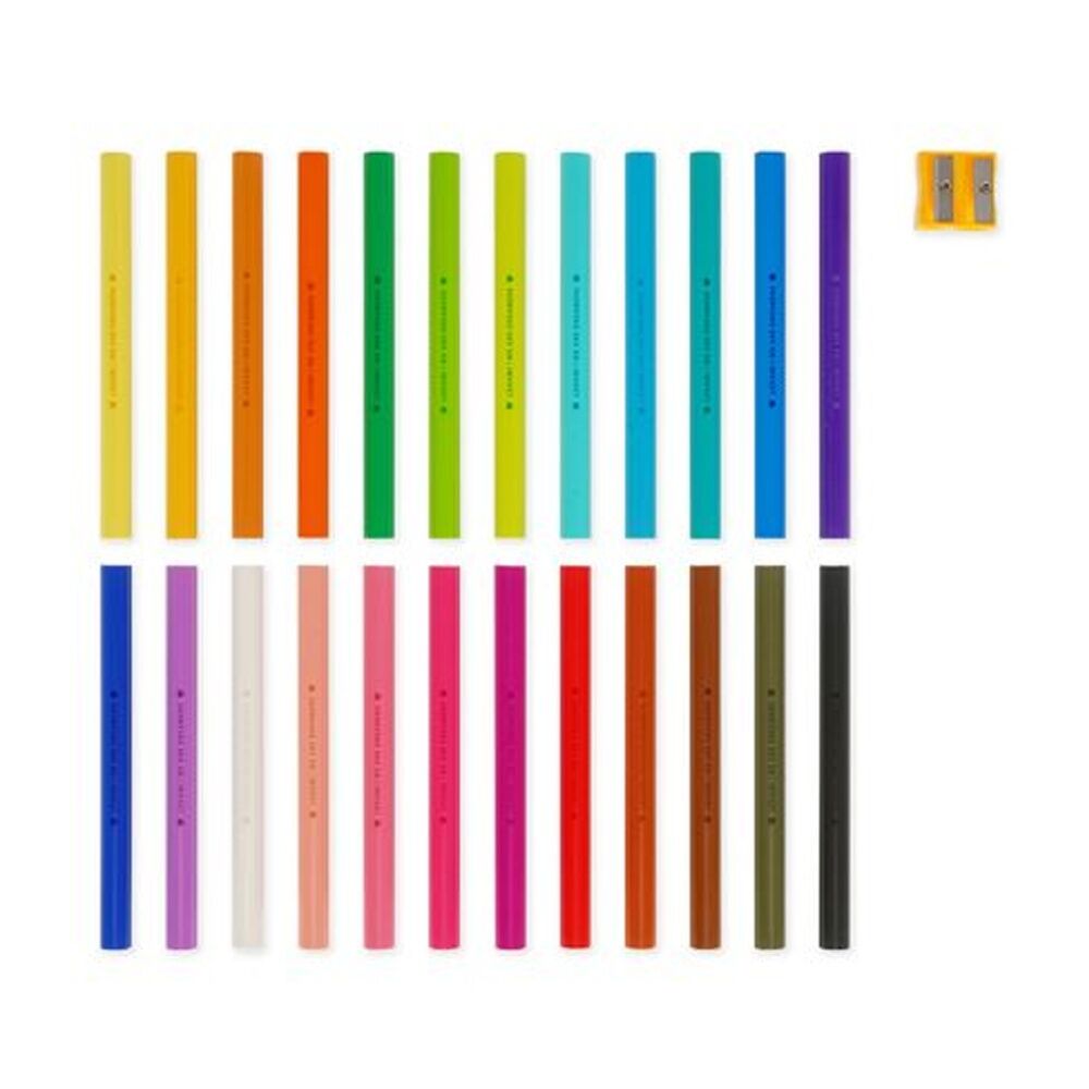 Legami 24pc Legami Colour Pencil Set Teddy Container With Sharpener Kids Crafts 3y+ (2 Pack) — image 4