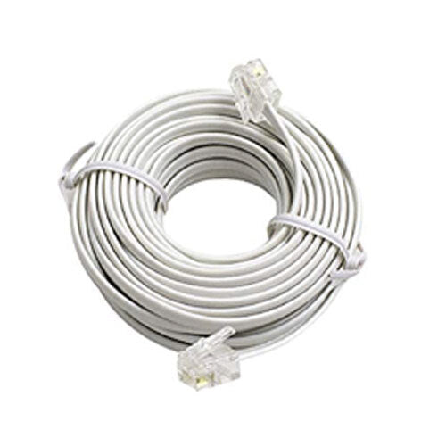 Sansai US Modular Plug Connector Cable Extender Cord for Telephones/Faxes — 5m