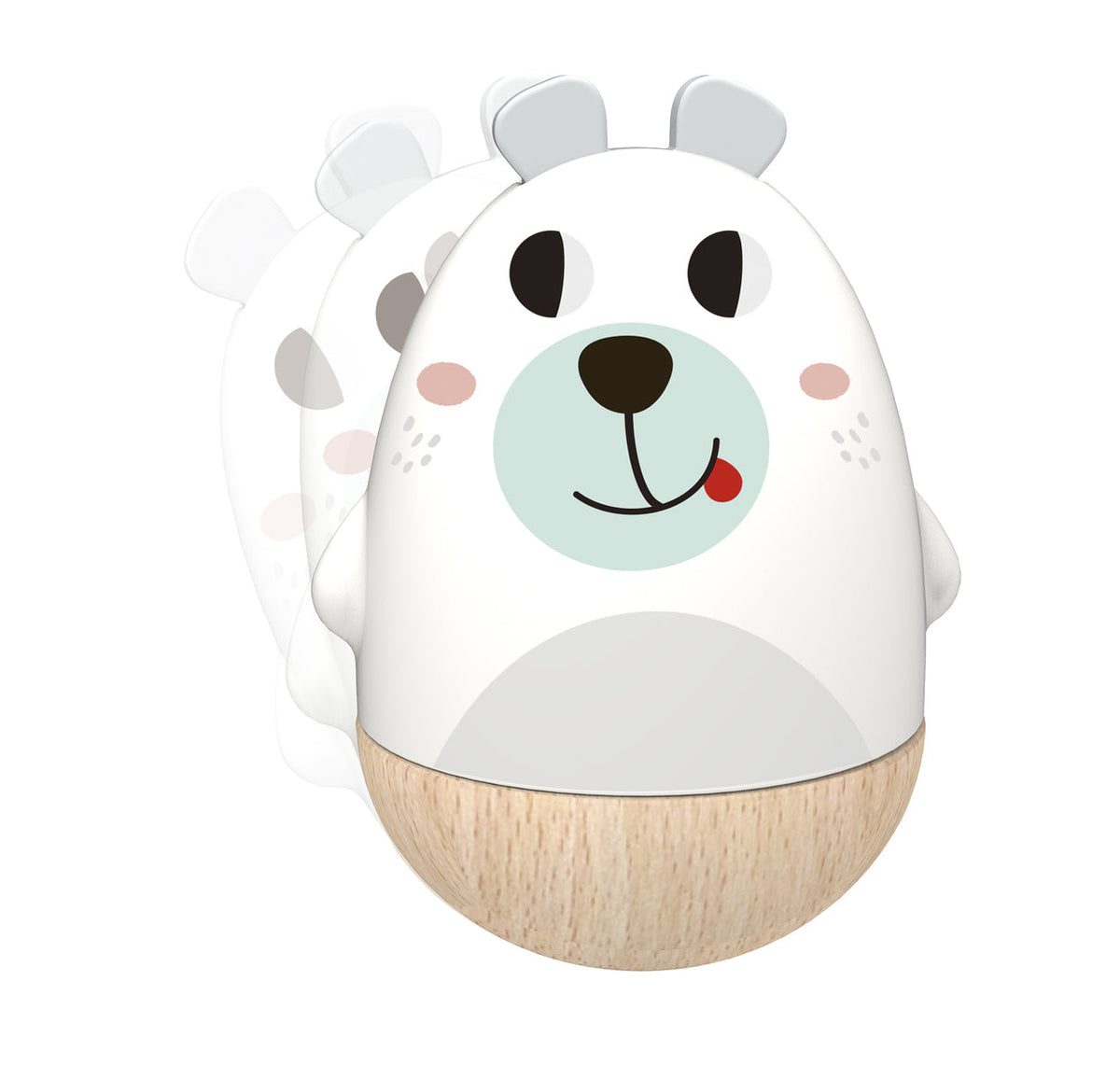 Tooky Toy Wind Up Musical Tumbler Bear Fun Sound Activity Toy Toddler/Baby 12m+ — image 2