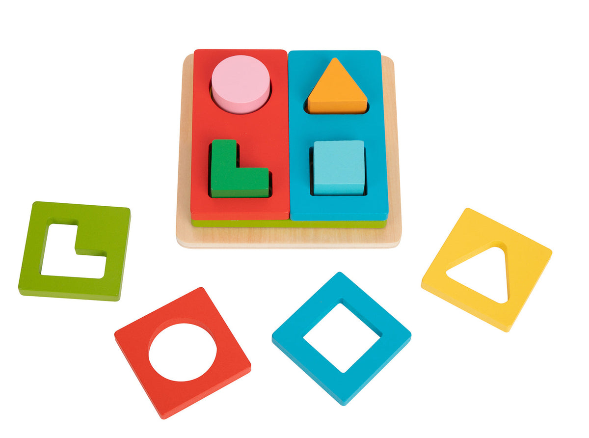 Tooky Toy Wooden Multi-Shape Sorter Kids Interactive/Educational Play 2+ (13 Pieces) — image 6