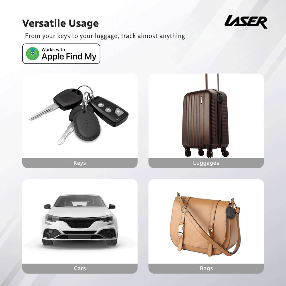 Laser Mini Bluetooth IPX7 Smart Tag Compact w Apple Find My Tracking — image 8