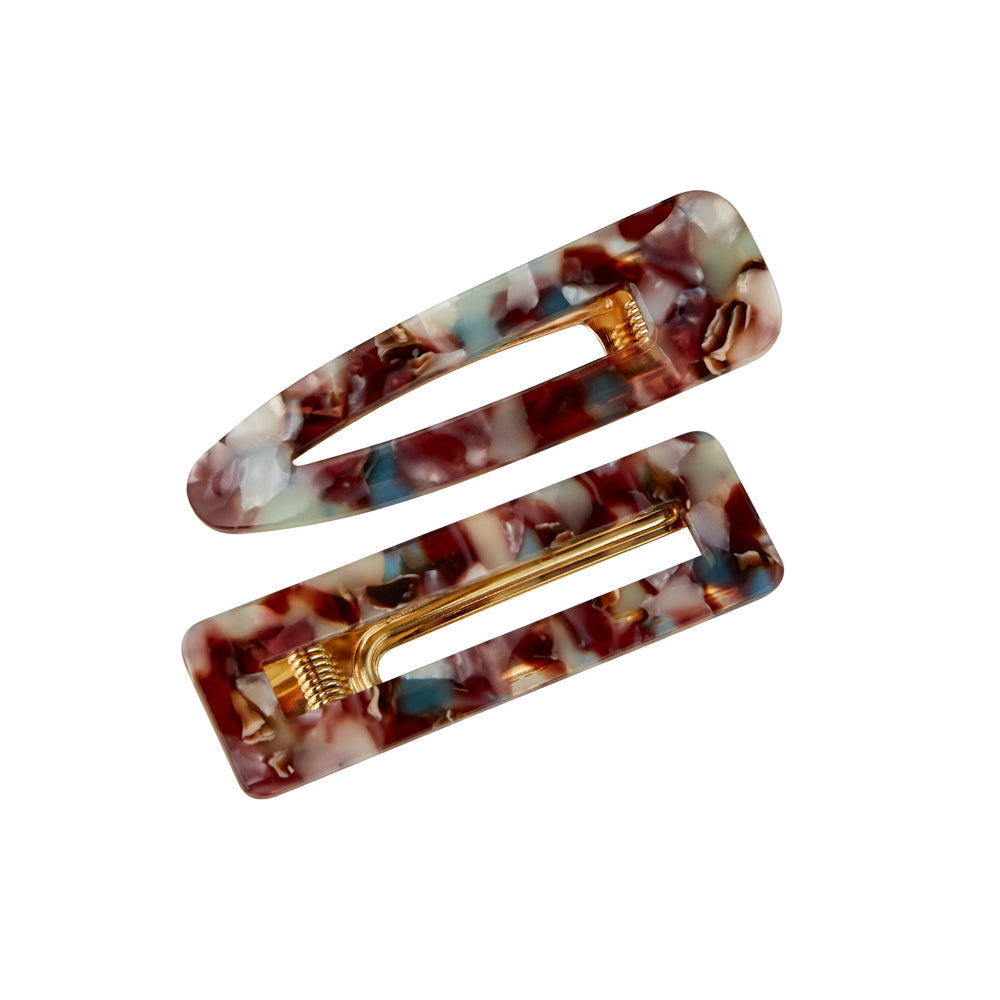 Toni & Guy Acrylic Clips Purple & Tortoise Assortment Hair Grooming Styling/Care — image 2