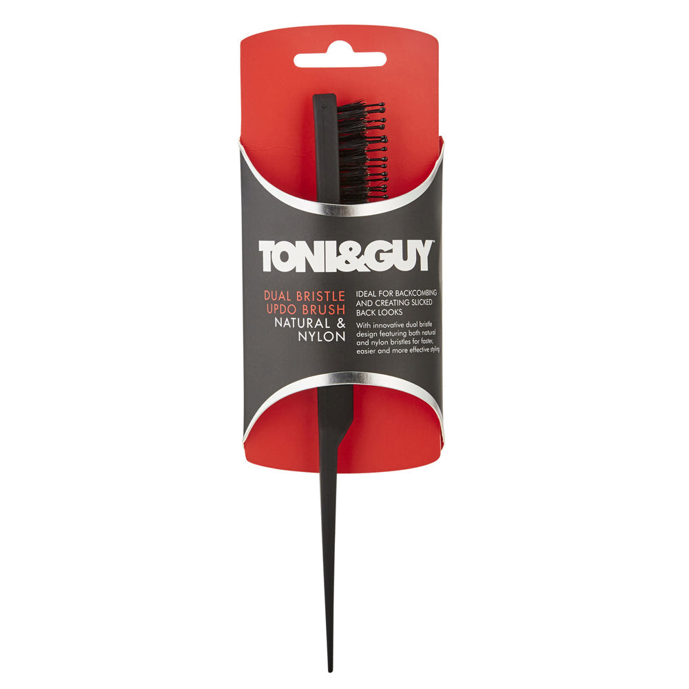Toni & Guy Dual Bristle Updo Hair Brush Natural & Nylon Accessories/Tools Set — image 4