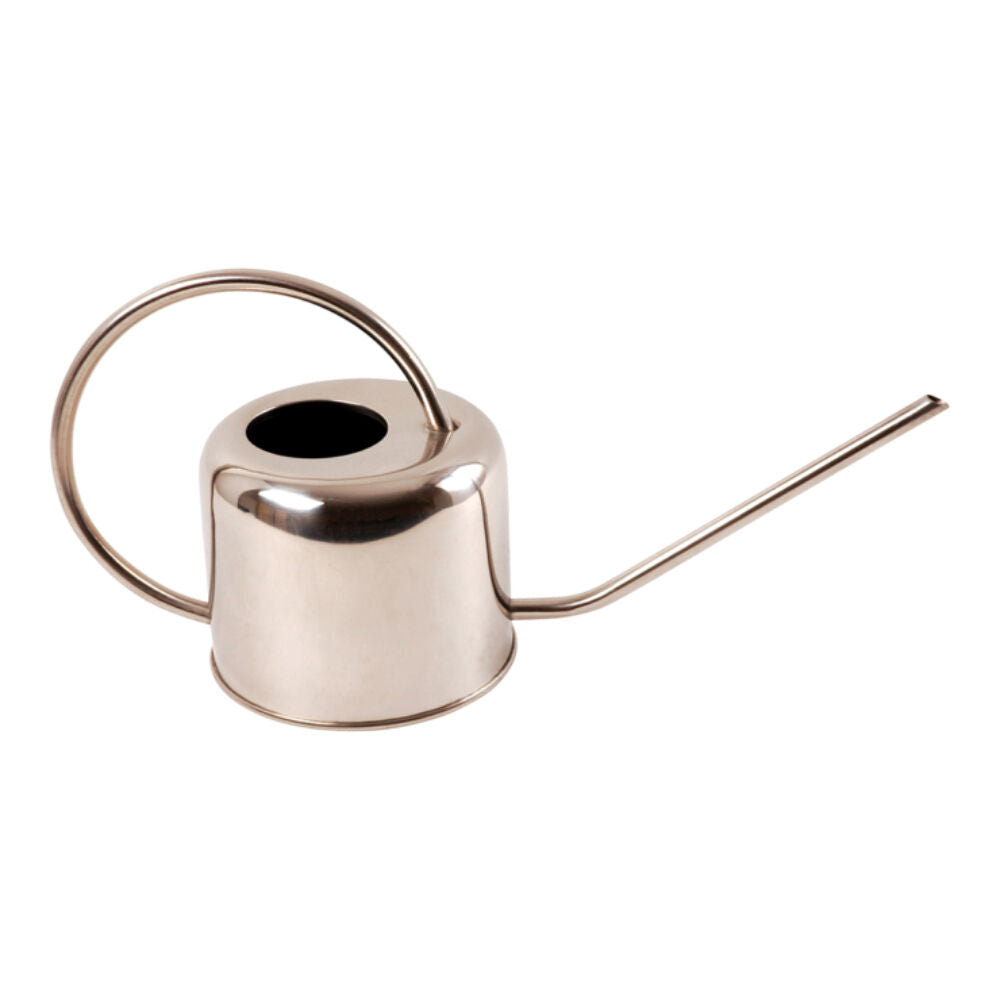 Esschert Design Indoor Stainless Watering Can Garden Container 1l Silver