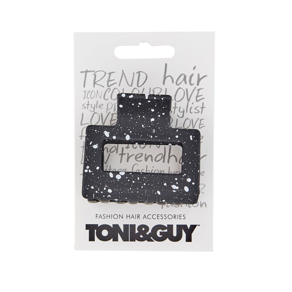 Toni & Guy Square Claw Clip Black Speckle & White Speckle Hair Styling Assorted — image 4
