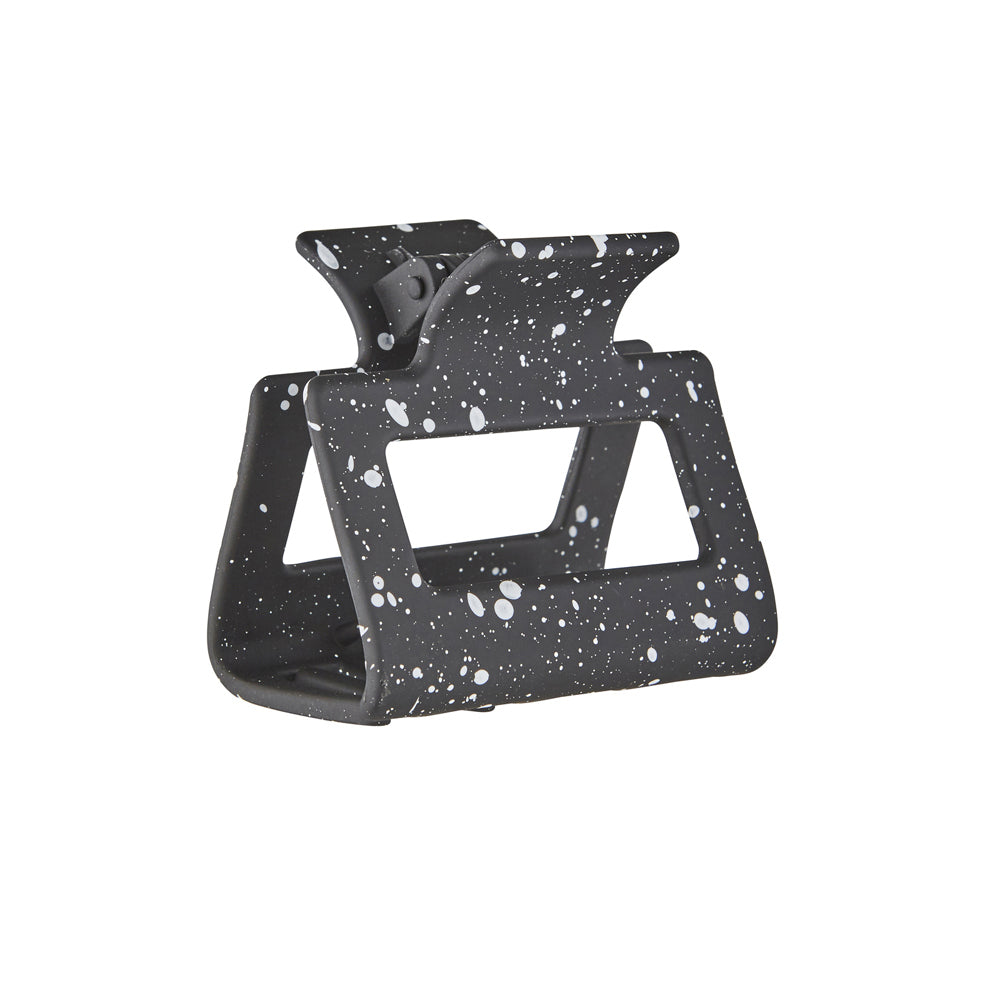 Toni & Guy Square Claw Clip Black Speckle & White Speckle Hair Styling Assorted