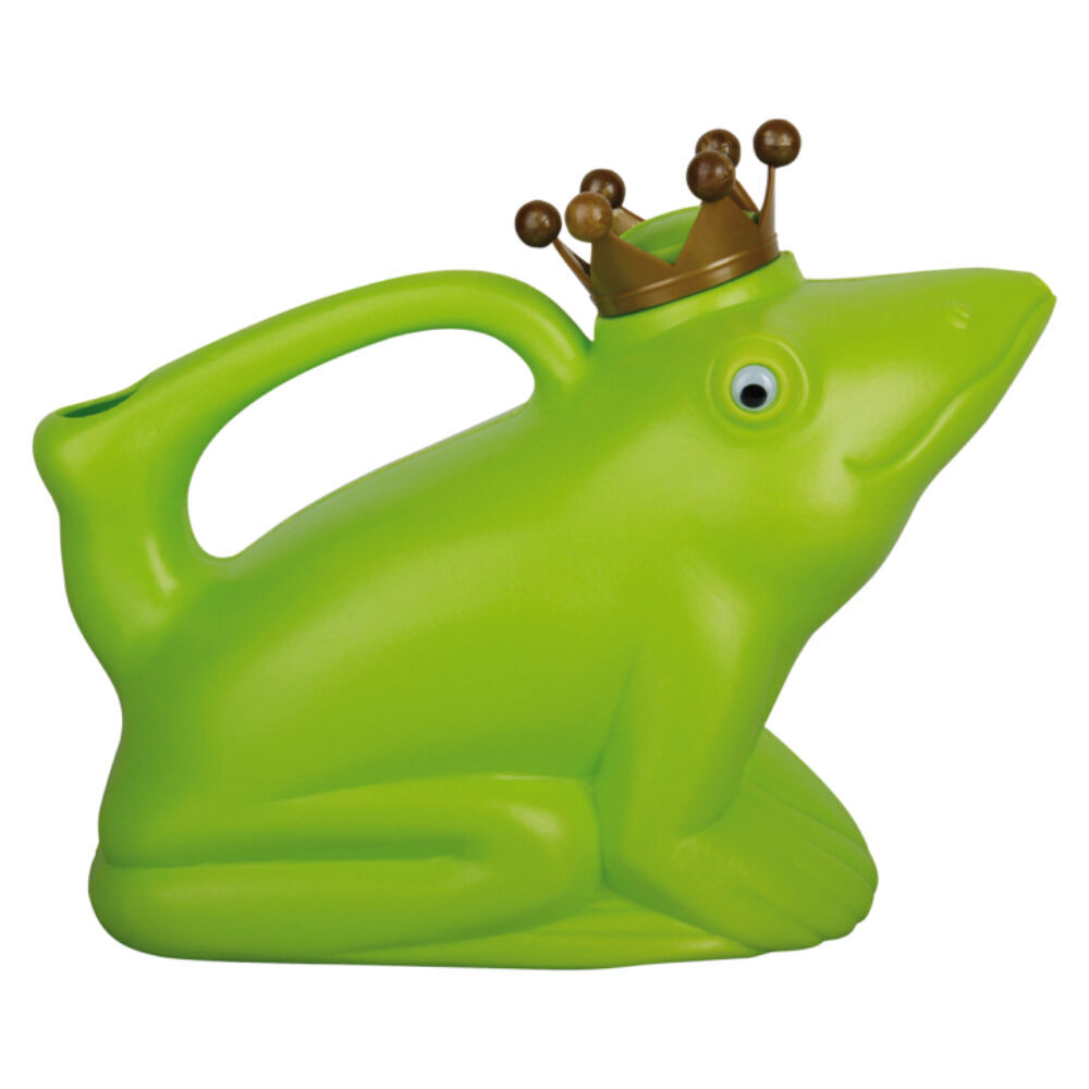 Esschert Design Children's Watering Can King Frog Outdoor Garden Toy Green (2 Pack) — image 2