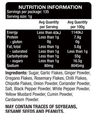 Hot Shot Hot Shots The Gourmet Collection Spice Blend Kebab-A-Que 135g Seasoning (3 Pack) — image 3