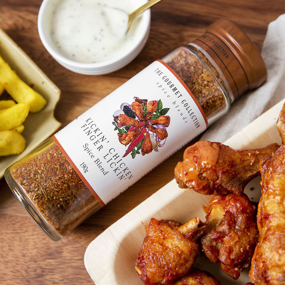 Hot Shot Hot Shots The Gourmet Collection Spice Kickin Chicken Finger Lickin 190g (6 Pack) — image 3