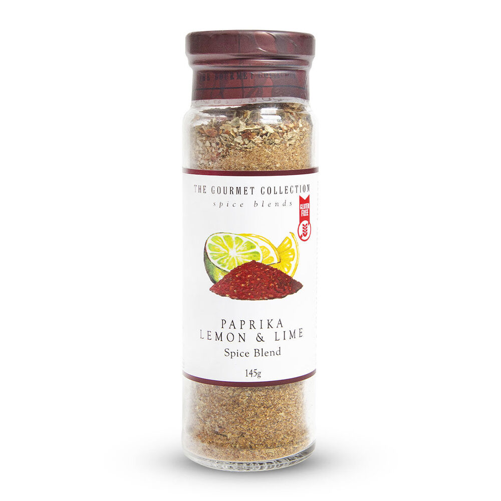 Hot Shots 145g Seasoning The Gourmet Collection Spice Blend Paprika Lemon & Lime