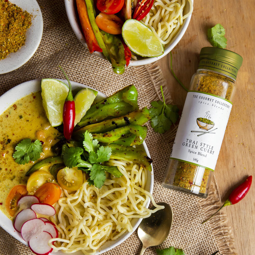 Hot Shots 145g The Gourmet Collection Spice Blend Thai Style Green Curry — image 2