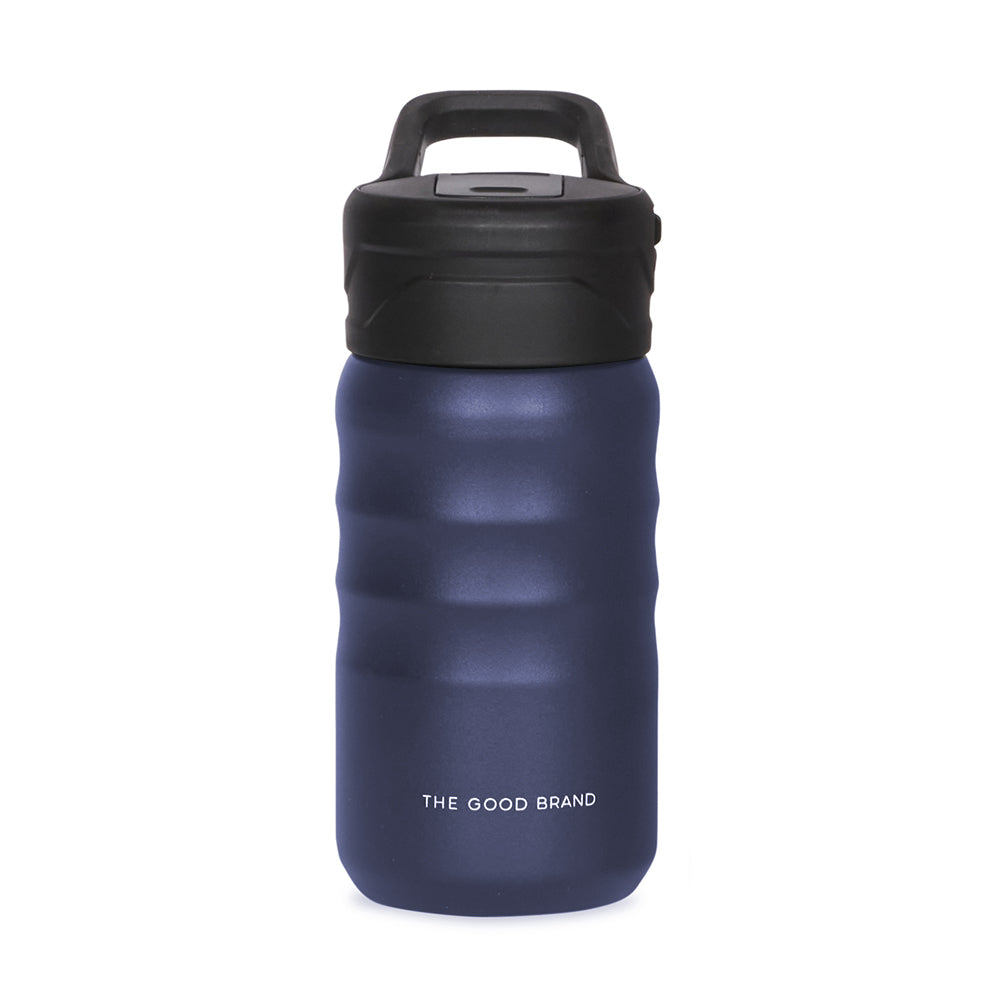 The Good Brand 355ml Stainless Steel Insulated Drink Bottle Double Wall Navy