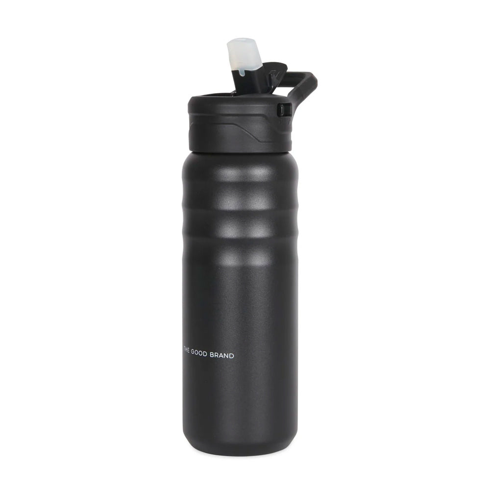 The Good Brand 709ml Large Insulated Drink Bottle - Black — image 2
