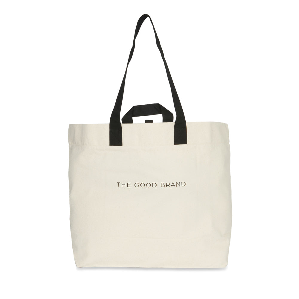 The Good Brand Women's Cotton 65cm Leisure Tote Bag/Beach Travel Handbag Ecru